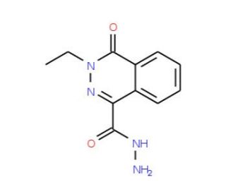 3-Ethyl-4-oxo-3,4-dihydro-phthalazine-1-carboxylic acid hydrazide - chemical structure image