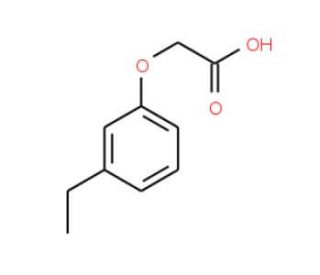 (3-Ethyl-phenoxy)-acetic acid (CAS 1878-51-9) - chemical structure image