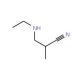 3-(ethylamino)-2-methylpropanenitrile - chemical structure image