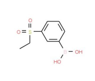 3-Ethylsulfonylphenylboronic acid (CAS 845870-47-5) - chemical structure image
