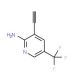 3-Ethynyl-5-(trifluoromethyl)-2-pyridinylamine - chemical structure image