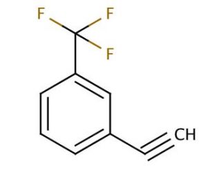 3-Ethynyl-&alpha;,&alpha;,&alpha;-trifluorotoluene (CAS 705-28-2) - chemical structure image