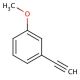 3-Ethynylanisole (CAS 768-70-7) - chemical structure image