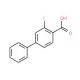 3-fluoro-1,1′-biphenyl-4-carboxylic acid (CAS 137045-30-8) - chemical structure image