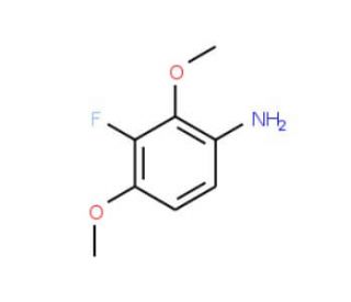 3-Fluoro-2,4-dimethoxyaniline (CAS 195136-66-4) - chemical structure image