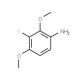 3-Fluoro-2,4-dimethoxyaniline (CAS 195136-66-4) - chemical structure image