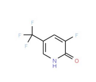 3-Fluoro-2-hydroxy-5-(trifluoromethyl)pyridine (CAS 1040683-15-5) - chemical structure image