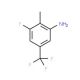 3-Fluoro-2-methyl-5-(trifluoromethyl)aniline (CAS 1065073-89-3) - chemical structure image