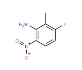 3-Fluoro-2-methyl-6-nitroaniline (CAS 485832-96-0) - chemical structure image