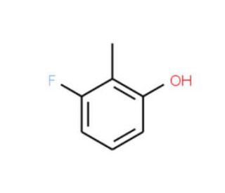 3-Fluoro-2-methylphenol (CAS 443-87-8) - chemical structure image