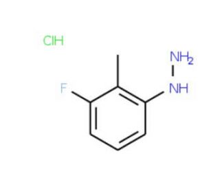 (3-Fluoro-2-methylphenyl)hydrazinehydrochloride - chemical structure image
