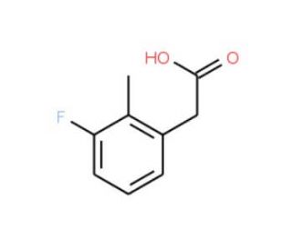 3-Fluoro-2-methylphenylacetic acid - chemical structure image