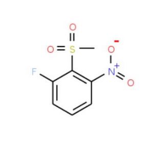 3-Fluoro-2-(methylsulphonyl)nitrobenzene (CAS 1210693-43-8) - chemical structure image