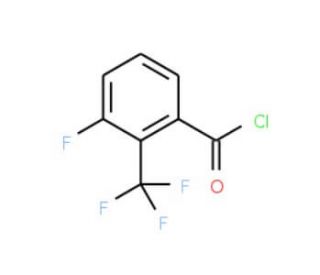 3-Fluoro-2-(trifluoromethyl)benzoyl chloride (CAS 261951-82-0) - chemical structure image
