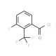 3-Fluoro-2-(trifluoromethyl)benzoyl chloride (CAS 261951-82-0) - chemical structure image