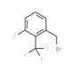 3-Fluoro-2-(trifluoromethyl)benzyl bromide (CAS 261951-84-2) - chemical structure image