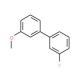 3-Fluoro-3′-methoxybiphenyl (CAS 80254-68-8) - chemical structure image