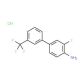 3-Fluoro-3′-(trifluoromethyl)[1,1′-biphenyl]-4-ylamine hydrochloride - chemical structure image