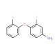 3-Fluoro-4-(2-fluorophenoxy)aniline - chemical structure image