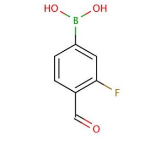 3-Fluoro-4-formylphenylboronic acid (CAS 248270-25-9) - chemical structure image