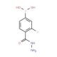 3-Fluoro-4-(hydrazinocarbonyl)benzeneboronic acid (CAS 850568-06-8) - chemical structure image