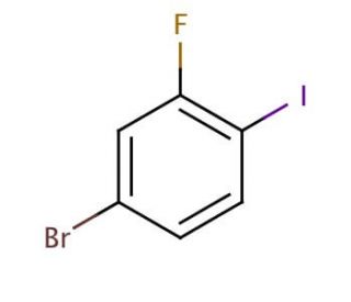 3-Fluoro-4-iodobromobenzene (CAS 105931-73-5) - chemical structure image
