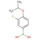 3-Fluoro-4-isopropoxyphenylboronic acid (CAS 480438-54-8) - chemical structure image