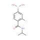 3-Fluoro-4-(isopropylcarbamoyl)benzeneboronic acid (CAS 874289-16-4) - chemical structure image
