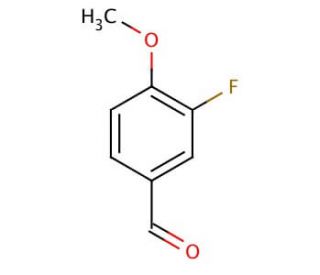 3-Fluoro-4-methoxybenzaldehyde (CAS 351-54-2) - chemical structure image