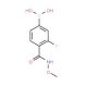 3-Fluoro-4-(methoxycarbamoyl)benzeneboronic acid (CAS 913835-58-2) - chemical structure image