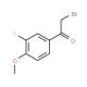 3-Fluoro-4-methoxyphenacyl bromide (CAS 350-27-6) - chemical structure image