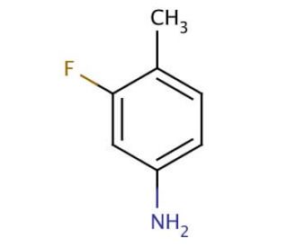 3-Fluoro-4-methylaniline (CAS 452-77-7) - chemical structure image
