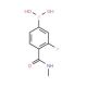 3-Fluoro-4-(methylcarbamoyl)benzeneboronic acid (CAS 849833-86-9) - chemical structure image