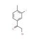 3-Fluoro-4-methylphenacyl bromide (CAS 505097-09-6) - chemical structure image