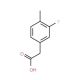 3-Fluoro-4-methylphenylacetic acid (CAS 261951-74-0) - chemical structure image