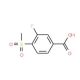 3-Fluoro-4-methylsulfonylbenzoic acid (CAS 185945-88-4) - chemical structure image