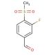 3-Fluoro-4-(methylsulphonyl)benzaldehyde (CAS 254878-95-0) - chemical structure image