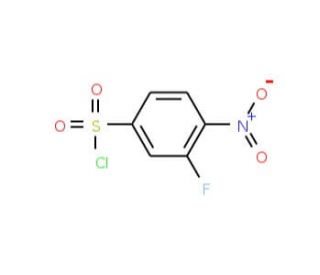 3-Fluoro-4-nitrobenzenesulfonyl chloride (CAS 86156-93-6) - chemical structure image