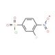 3-Fluoro-4-nitrobenzenesulfonyl chloride (CAS 86156-93-6) - chemical structure image