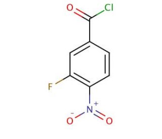 3-Fluoro-4-nitrobenzoyl chloride (CAS 157665-51-5) - chemical structure image