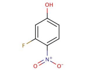 3-Fluoro-4-nitrophenol (CAS 394-41-2) - chemical structure image