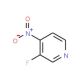 3-Fluoro-4-nitropyridine (CAS 13505-01-6) - chemical structure image