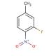 3-Fluoro-4-nitrotoluene (CAS 446-34-4) - chemical structure image