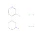 3-Fluoro-4-(piperidin-3-yl)pyridine dihydrochloride (CAS 1260645-80-4) - chemical structure image