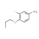 3-Fluoro-4-propoxyaniline - chemical structure image