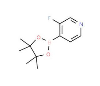 3-Fluoro-4-pyridineboronic acid pinacol ester (CAS 458532-88-2) - chemical structure image