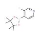 3-Fluoro-4-pyridineboronic acid pinacol ester (CAS 458532-88-2) - chemical structure image