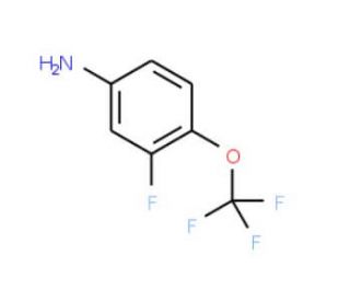 3-Fluoro-4-(trifluoromethoxy)aniline (CAS 1017779-69-9) - chemical structure image