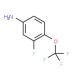 3-Fluoro-4-(trifluoromethoxy)aniline (CAS 1017779-69-9) - chemical structure image
