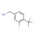 3-Fluoro-4-(trifluoromethyl)benzylamine (CAS 235106-09-9) - chemical structure image